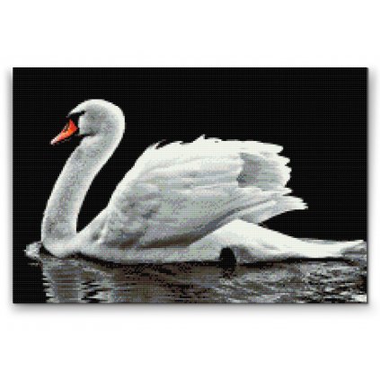 Diamond Painting - White Swan
