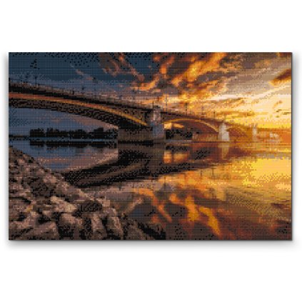 Diamond Painting - Bridge over the River Danube