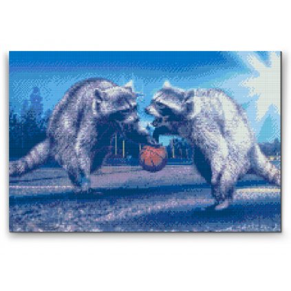 Diamond Painting - Animal Basketball