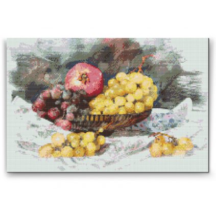 Diamond Painting - Fruits in a Bowl
