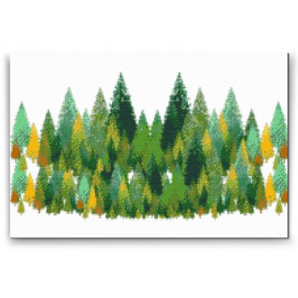 Diamond Painting - Pine Trees