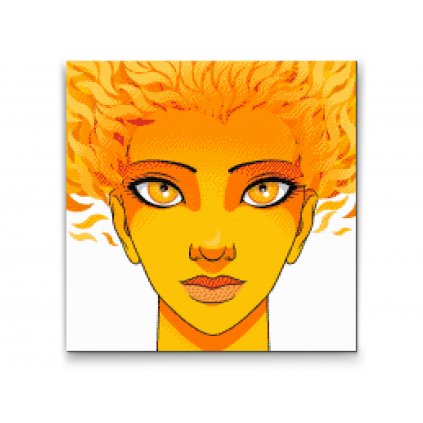 Diamond Painting - Fiery Woman