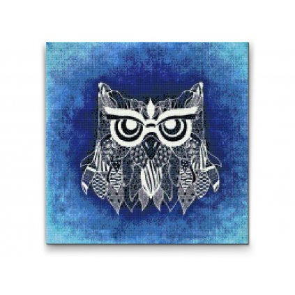 Diamond Painting - Illustration of an Owl