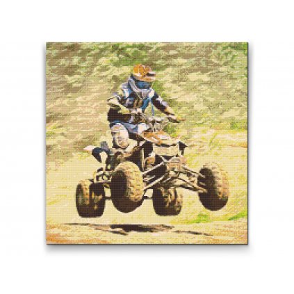 Diamond Painting - Adrenaline on Four Wheels