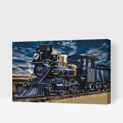 Paint by Number - Coal Locomotive