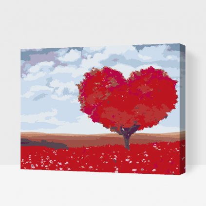Paint by Number - Love Tree
