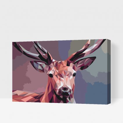 Paint by Number - Vector Deer
