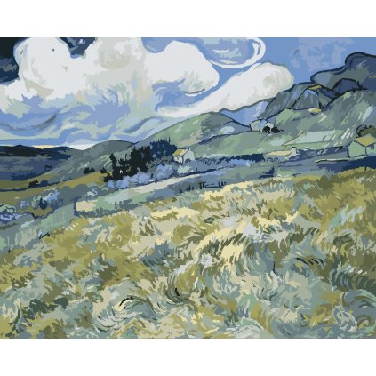 ゴッホ Wheatfield with Mountains Wheatfield With Mountains in the