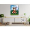 Paint by Number - Teddy with Lily of the Valley