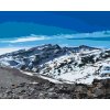 Malování podle čísel - Hora Mulhácen v Sierra Nevada, Španělsko