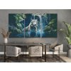 Diamond Painting - White Tiger by a Waterfall (set of 3)