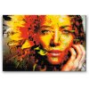 Diamond Painting - Woman hiden in a Sunflower