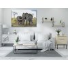 Paint by Number - Elephant Cub with Mother