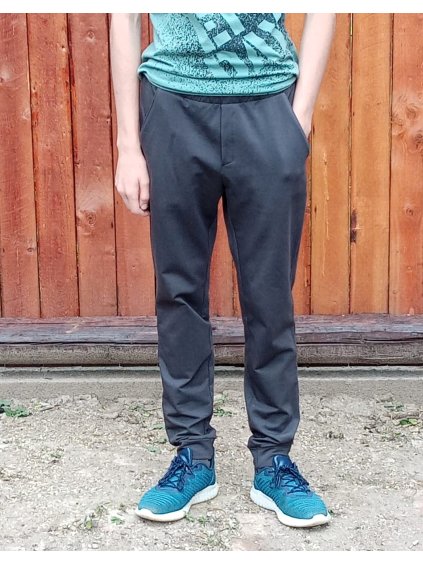Pánské tepláky Lukáš šedohnědé