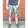 Pánské kraťasy LUKÁŠ šedý JEANS se vzorem