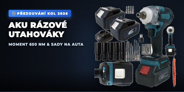 Aku rázové utahováky a přezouvání kol