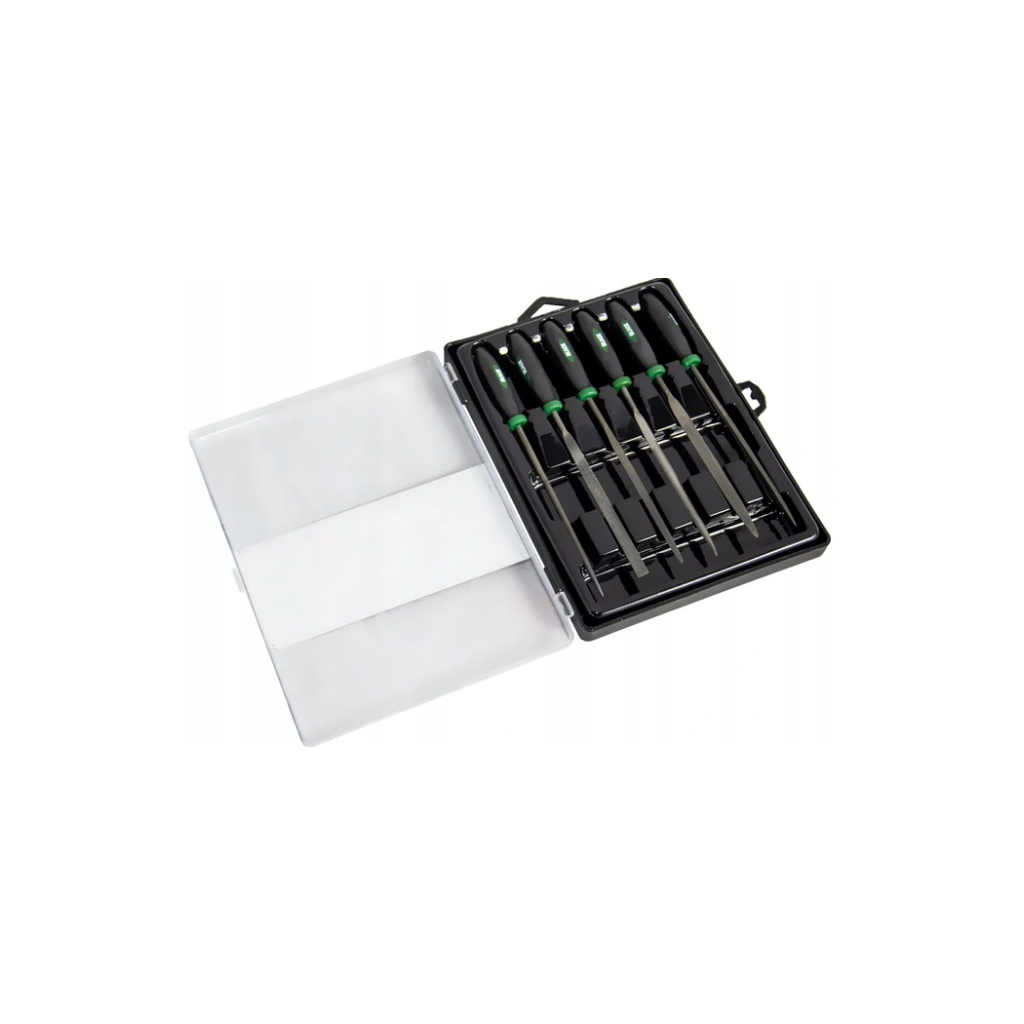 PajAndy NeedleFiles Pro 6ks Sada jehlových pilníků na kov 150 mm GEKO G40072 (5 profilů, SoftGrip) - foto 3