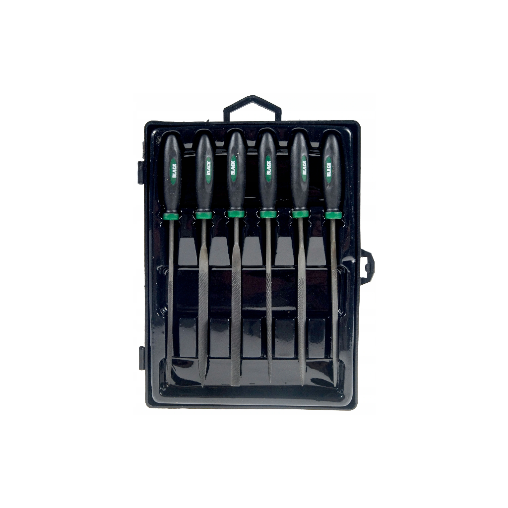 PajAndy NeedleFiles Pro 6ks Sada jehlových pilníků na kov 150 mm GEKO G40072 (5 profilů, SoftGrip) - foto 4