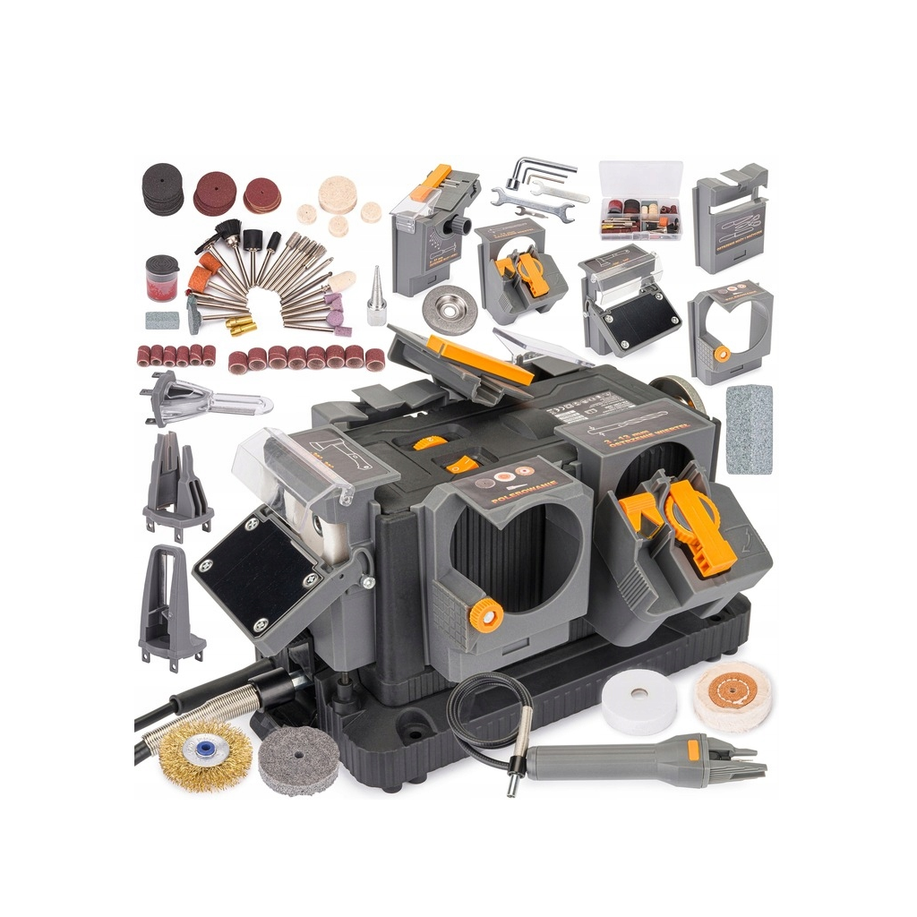 PajAndy SharpMaster 8v1 MultiBlade Elektrická multifunkční ostřička 200 W s diamantovým kotoučem (vrtáky, nože, řetězy, dláta) - foto 1