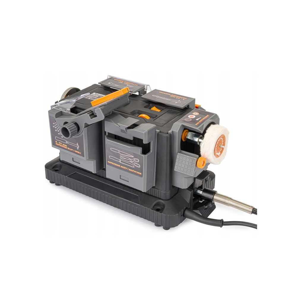 PajAndy SharpMaster 8v1 MultiBlade Elektrická multifunkční ostřička 200 W s diamantovým kotoučem (vrtáky, nože, řetězy, dláta) - foto 9