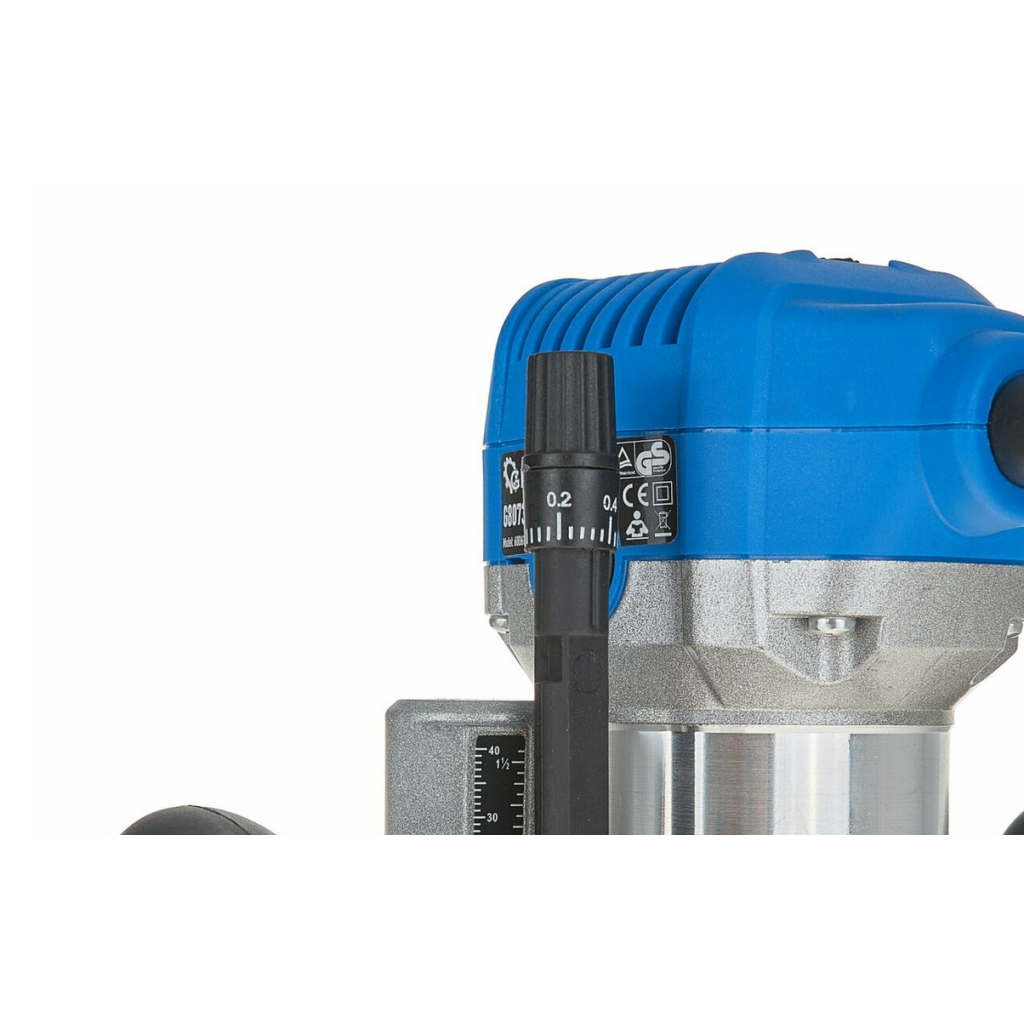 PajAndy WoodEdge 710W SpeedControl Kompaktní horní a hranová frézka s regulací otáček GEKO (16 000–35 000 ot./min, 3 kleštiny, základna) - foto 6