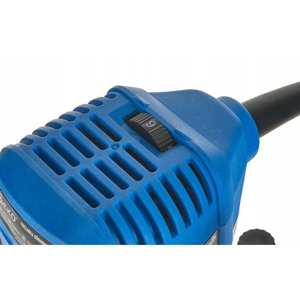 PajAndy WoodEdge 710W SpeedControl Kompaktní horní a hranová frézka s regulací otáček GEKO (16 000–35 000 ot./min, 3 kleštiny, základna) - foto 5