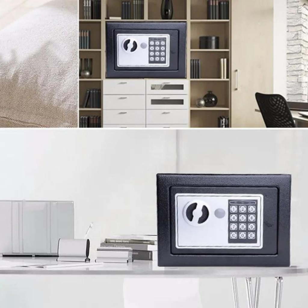 PajAndy SteelSafe DigitalLock PRO Ocelový trezor s elektronickým zámkem a nouzovým klíčem (23×17×17 cm) - foto 10