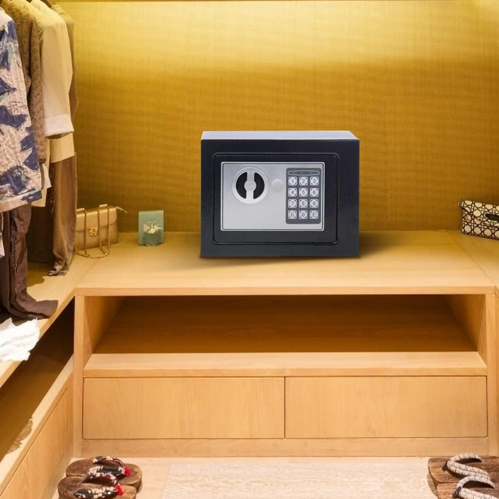 PajAndy SteelSafe DigitalLock PRO Ocelový trezor s elektronickým zámkem a nouzovým klíčem (23×17×17 cm) - foto 34