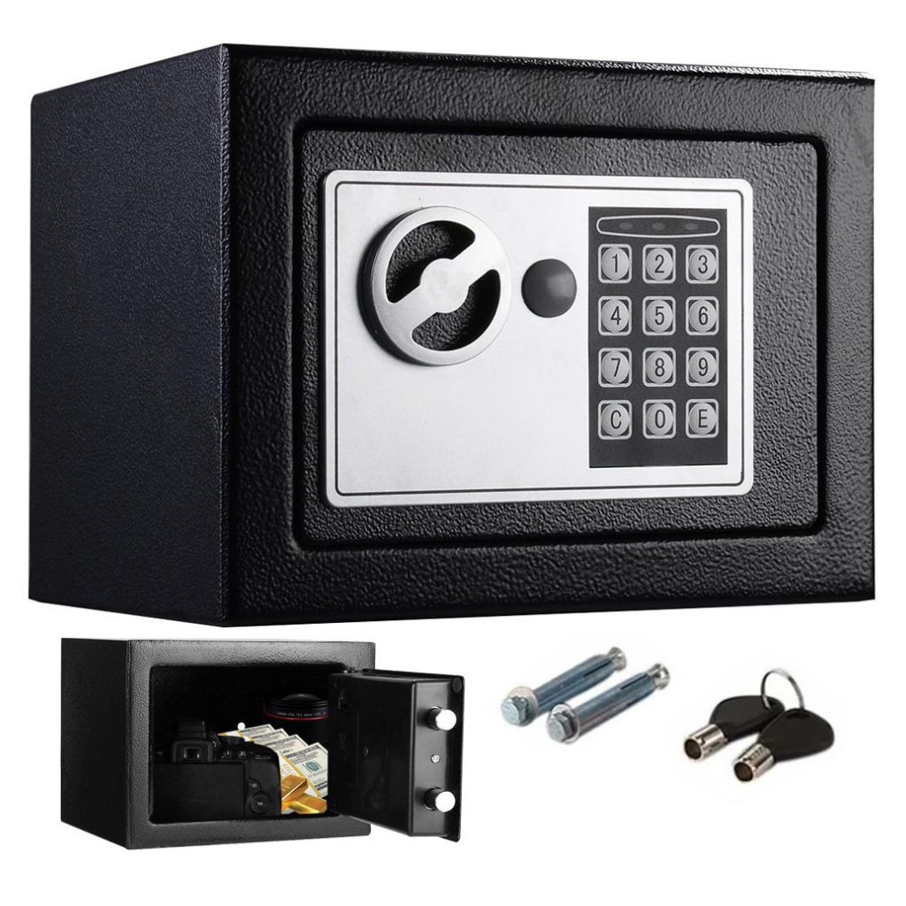 PajAndy SteelSafe DigitalLock PRO Ocelový trezor s elektronickým zámkem a nouzovým klíčem (23×17×17 cm) - foto 17