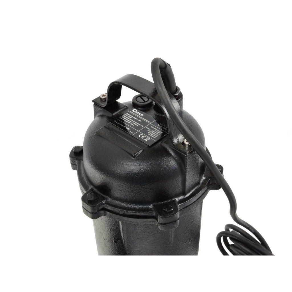 PajAndy MudDrain WQD 550W CastIron Ponorné kalové litinové čerpadlo na špinavou vodu GEKO G81402 (10 m³/h, výtlak 8 m) - foto 2