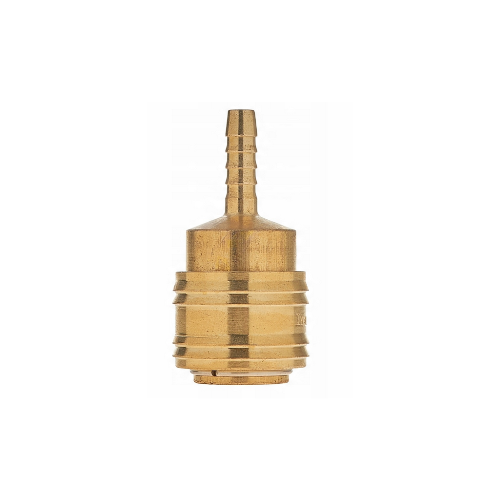 Mosazná pneumatická rychlospojka PajAndy AirCoupler s trnem na hadici 6 mm (DN 7,2)