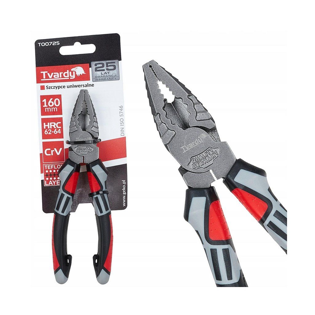 Ergonomická tvarovaná rukojeť ze dvousložkového materiálu s protiskluzovou texturou.