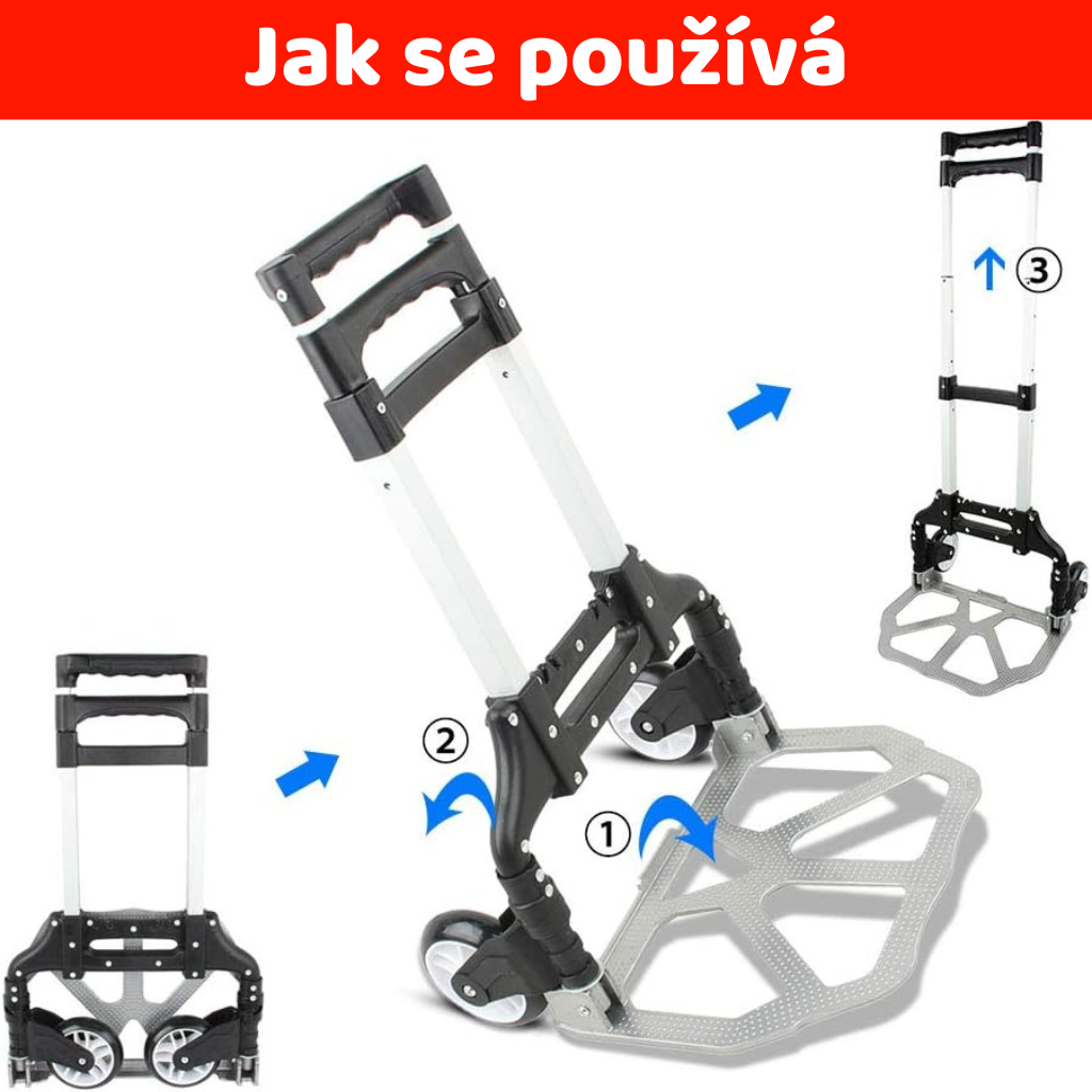PajAndy FoldCart teleskopické madlo