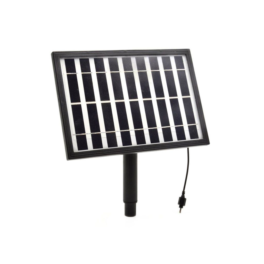 PajAndy SolarFountain 5W EcoJet Solární fontánové čerpadlo do jezírka GEKO (200 l/h, 4 trysky, kabel 3 m) - foto 4
