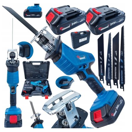 Screenshot 2025 08 19 at 14 14 19 PIŁA SZABLASTA AKUMULATOROWA WYRZYNARKA 24V 2 AKU 4 BRZESZCZOTY mocna (5906063480900) • Cena Opinie 17807079981 • Allegro