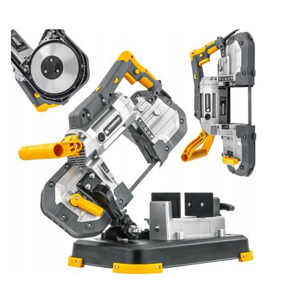 Screenshot 2025 08 20 at 13 47 42 PIŁA TAŚMOWA DO METALU PCV Z PODSTAWĄ PRZECINARKA UKOŚNICA PRZENOŚNA 1200W (5904067449633) • Cena Opinie 17687409007 • Allegro