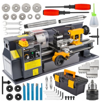 Screenshot 2025 08 20 at 15 00 09 MINI TOKARKA STOŁOWA DO METALU DREWNA OBRABIARKA 0 2500 obr. min AKCESORIA (5904067446137) • Cena Opinie • Tokarki 17750028912 • Allegro