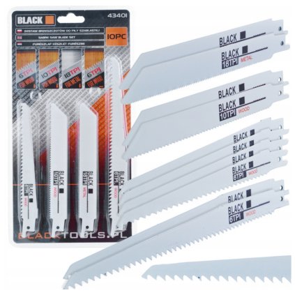 Screenshot 2025 08 25 at 10 31 27 ZESTAW NOŻY BRZESZCZOTÓW NOŻE LISI OGON 10 SZT 150MM DREWNO METAL BLACK (5902280026587) • Cena Opinie 15906091142 • Allegro