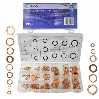Screenshot 2025 08 29 at 11 37 49 PODKŁADKI MIEDZIANE ZESTAW PODKŁADEK 150 SZT RÓŻNE 5901477105463 za 34.99PLN z Konary Allegro (13520979657)