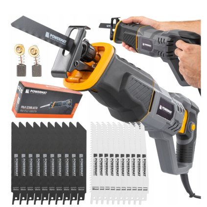 Screenshot 2025 09 19 at 13 00 35 PIŁA SZABLASTA WYRZYNARKA LISI OGON ELEKTRYCZNA 1800W 20 X NÓŻ ZESTAW MOCNA (5904067444065) • Cena Opinie 17352226459 • Allegro