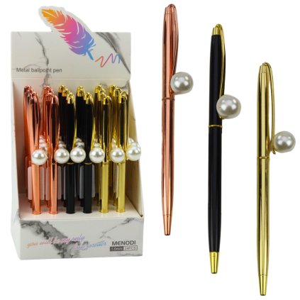 17323 3 automaticke kovove pero perla modry inkoust 1 0mm