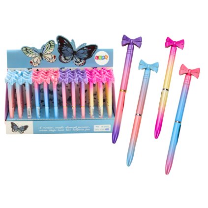 13810 4 barevne pero s masli a modrou naplni 0 7mm mix