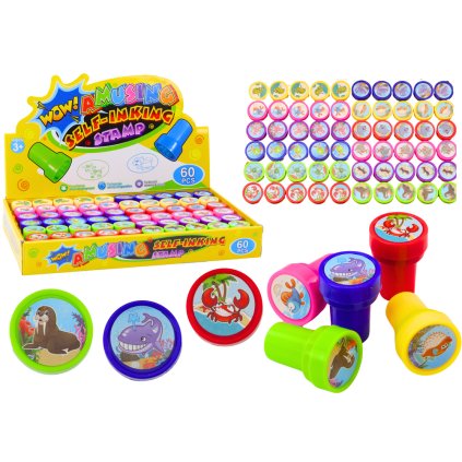 12808 4 dekorativni razitka 12 vzoru vodnich zvirat 6 barev