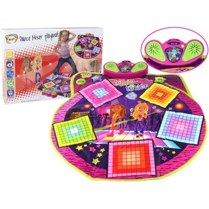 9985 1 detska tanecni podlozka na baterie s osvetlenim a zvuky 91 cm x 93 cm