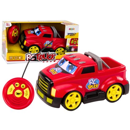 11755 5 detske kreslene dalkove ovladane auto svetla zvuky cervene