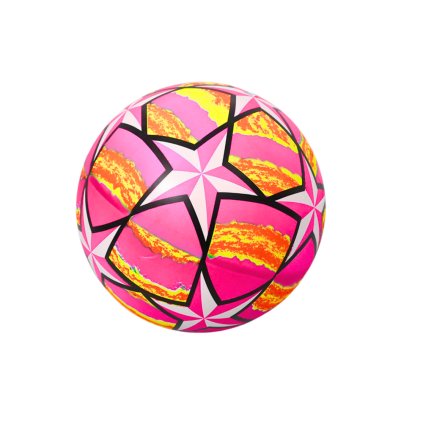 13900 1 jasne ruzovy gumovy mic s hvezdickami 24 cm