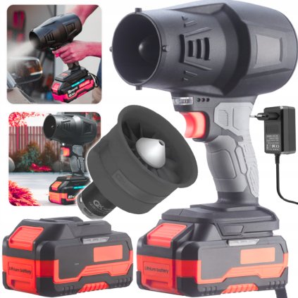 Aku foukač listí Boxer 24V Turbo Jet – 1+1 ZDARMA Baterie
