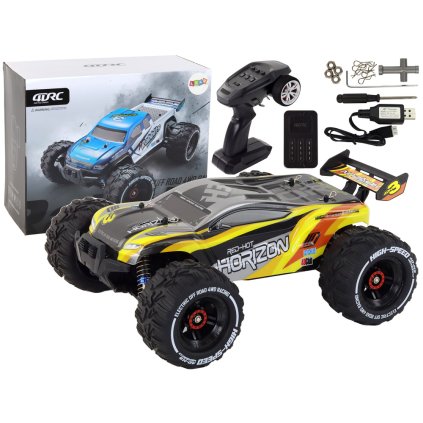 10270 9 rc terenni auto rabbits 4wd zluta 2 4g