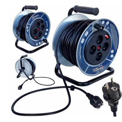 Screenshot 2025 06 05 at 15 15 26 METALOWY 50m 3x2 5 PRZEDŁUŻACZ BĘBNOWY NA BĘBNIE MOCNY SOLINDNY WYTRZYMAŁY (5905567811821) • Cena Opinie 15591654150 • Allegro