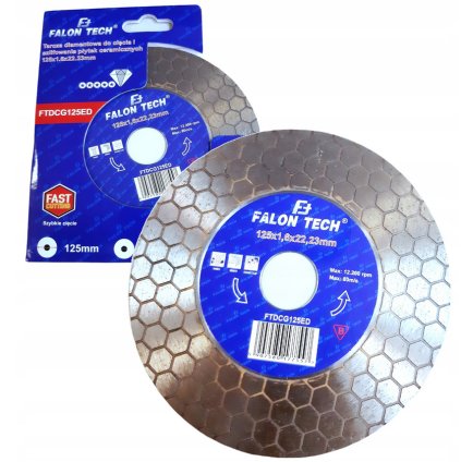 Screenshot 2025 05 08 at 12 09 59 TARCZA DIAMENTOWA 125mm x 22 DO PŁYTEK GRESU GLAZURY SZLIFOWANIA CIĘCIA 45° (5907580177557) • Cena Opinie 17152390673 • Allegro